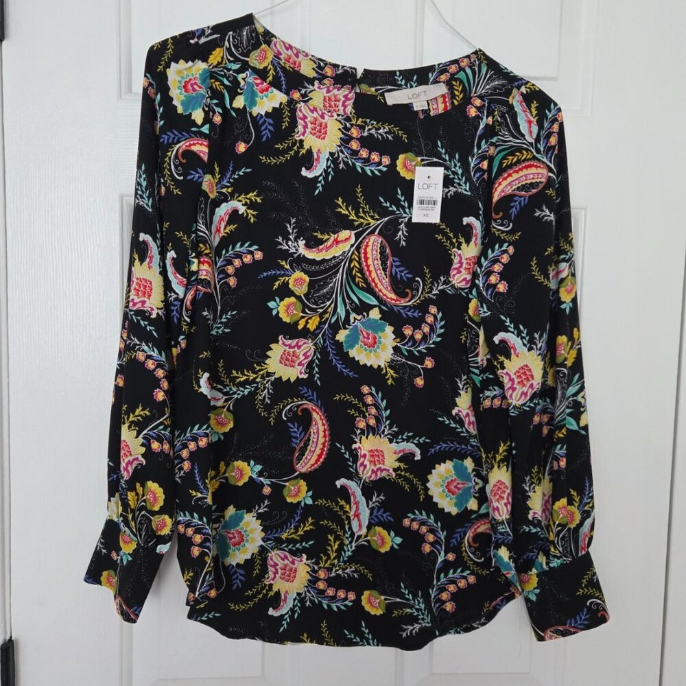 3 for $15 - LOFT Floral Blouse Size XS - NWT